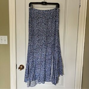 New with Tag Cotton On Floral Blue Pink Skirt Women